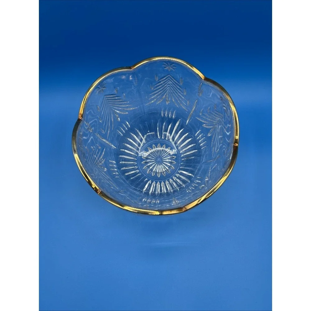 Mikasa Crystal Christmas Tree Bowl 8